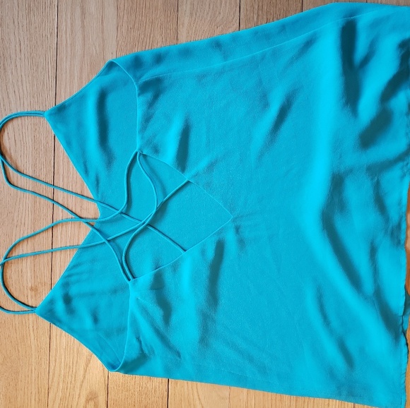 Turquoise Crossback Cami - Picture 2 of 2